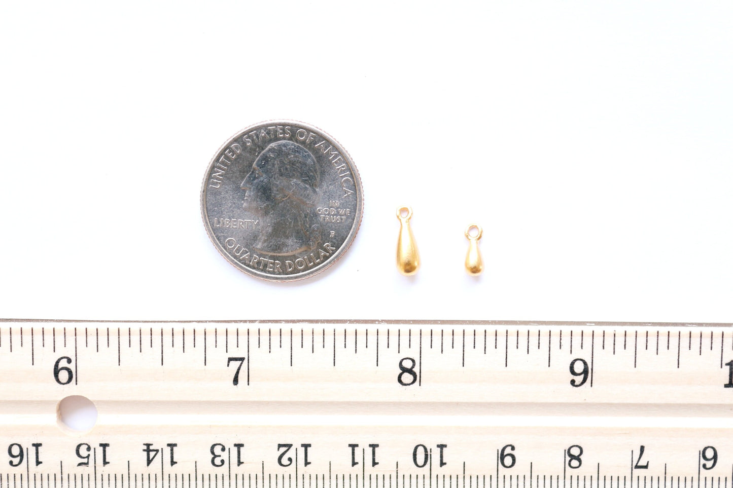 Minimalist Tiny Teardrop Charm, 3D Teardrop, Bali Silver Finding, Drop Charm, Balinese Silver, Jewelry Finding, Jewelry Component,Tiny Charm