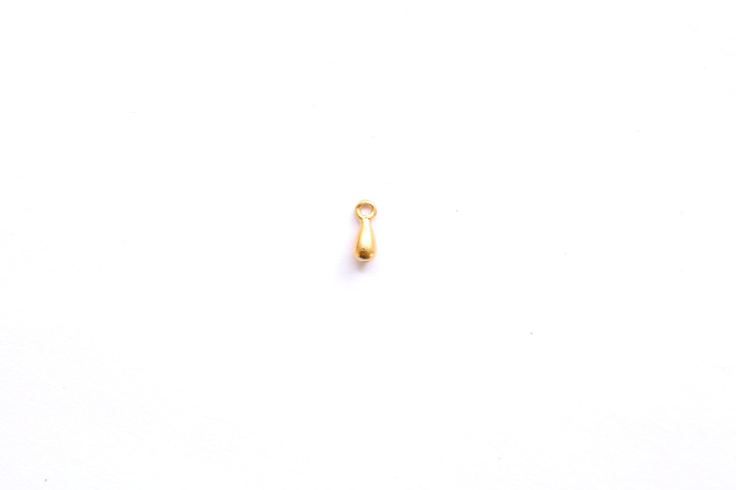 Minimalist Tiny Teardrop Charm, 3D Teardrop, Bali Silver Finding, Drop Charm, Balinese Silver, Jewelry Finding, Jewelry Component,Tiny Charm
