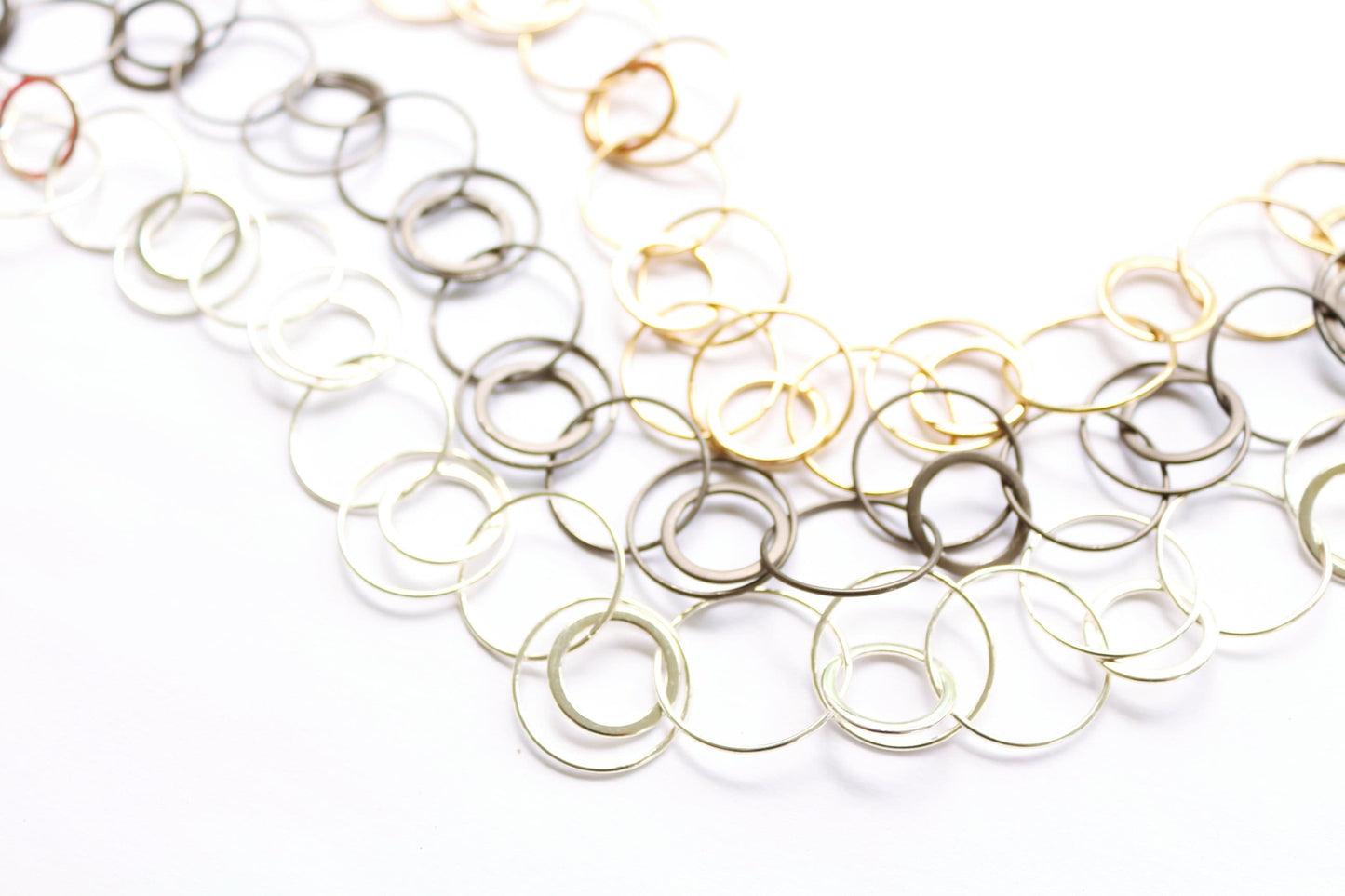 Wholesale Ring Chain, Brass Chain, Chain by the Foot, Jewelry Supply, Jewelry Finding, Necklace Chain, Loopy Chain, Loop Chain