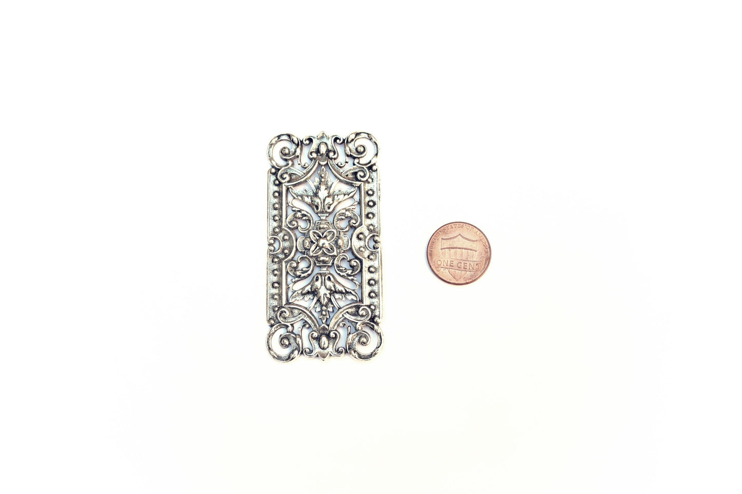 Ornate Statement Component, Britannium, Pewter Jewelry Component, Jewelry Making, Jewelry Making Component, Jewelry Supply,Statement Jewelry