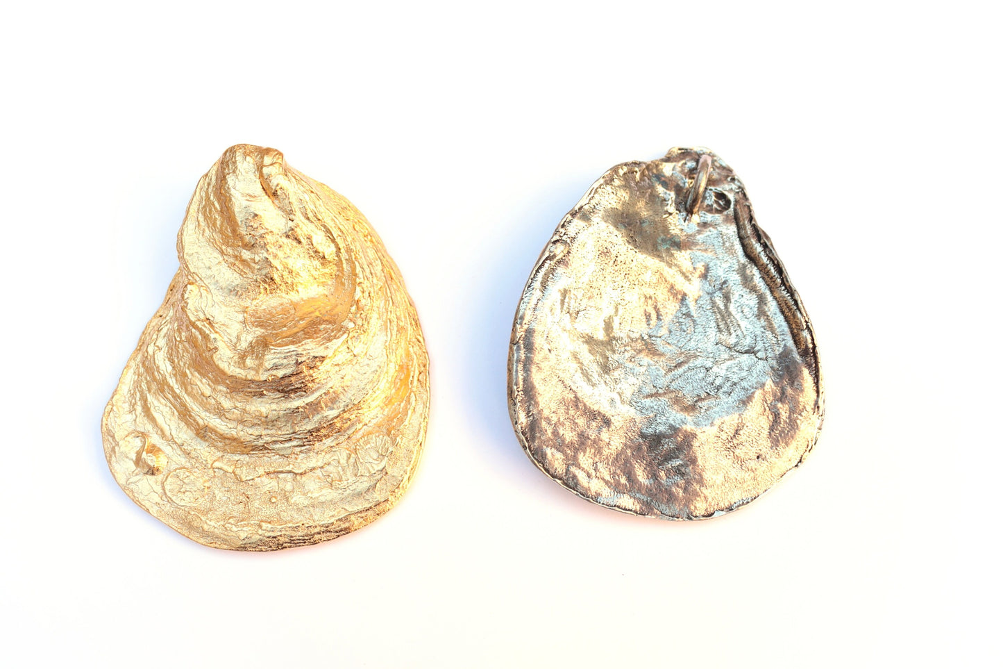 Joe's Oyster, Gold Oyster Pendant, Shell Pendant, Nautical Charm, Seashell Necklace, Gold Statement Necklace, Gold Pendant, Beach Jewelry