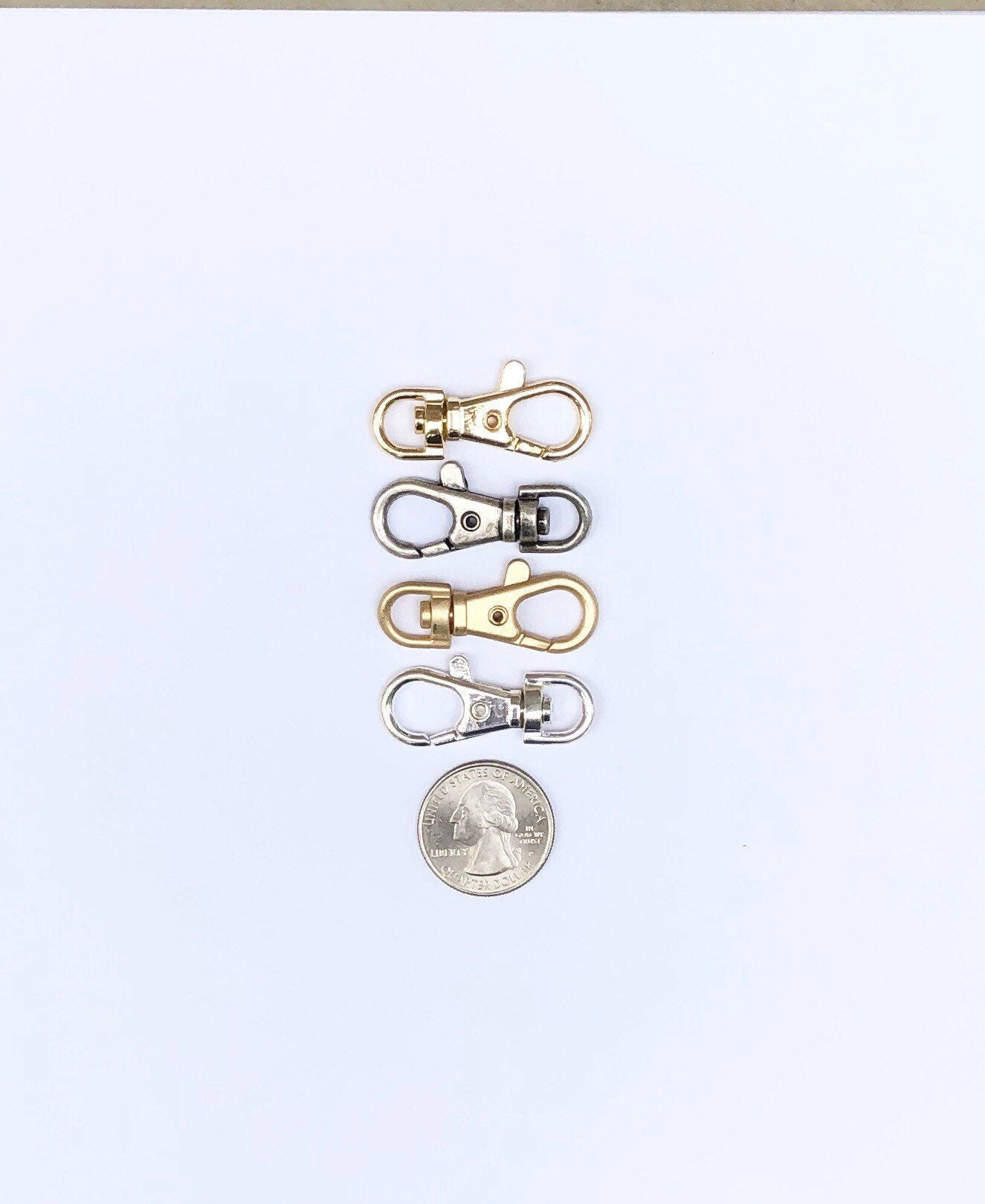 Large Swivel Lobster, Lobster Clasp, Gold Clasp, Silver Clasp, Swivel Clasp, Jewelry Finding, Closure, Jewelry Making, Jewelry Supply