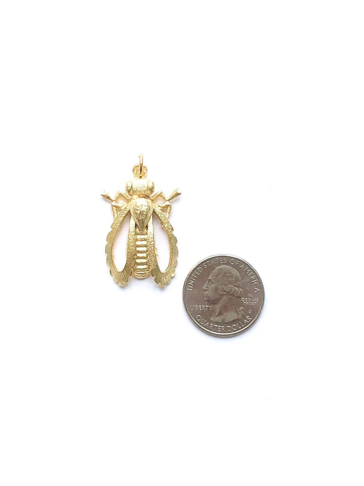 Bee Charm, Bumblebee, Queen Bee, Gold Charm, Silver Charm, Bee Pendant, Honeybee, Bumble Bee, Pewter Charm, Bee Pendant, Gold Bee