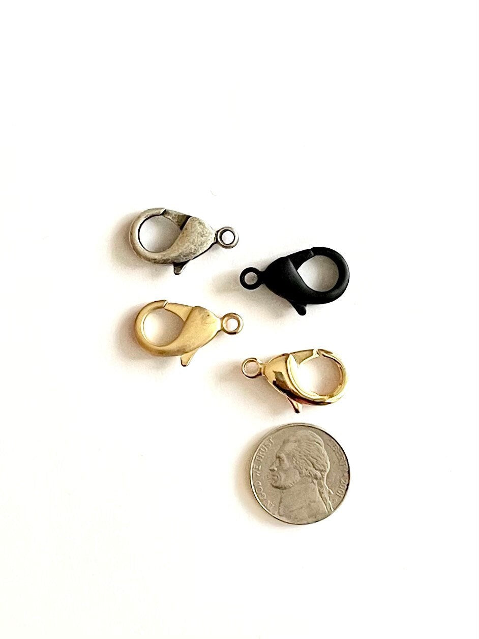 Lobster Clasp, Lobster Claw, Closure, Clasp, Jewelry Finding, Closure, Clip, Jewelry Design, Jewelry Making