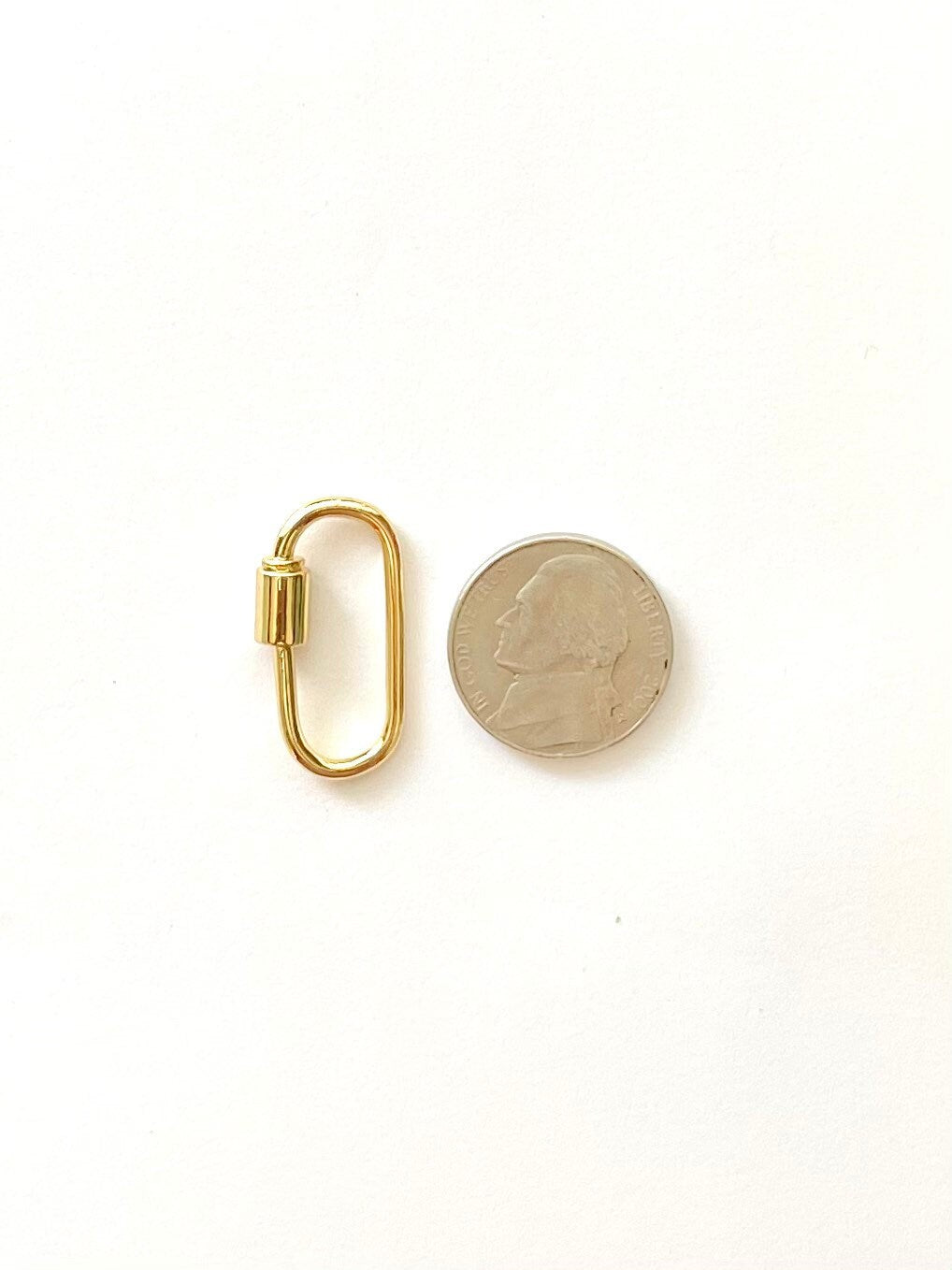 Carabiner Clasp, Gold Clasp, Silver Clasp, Jewelry Finding, Gold Carabiner, Plain Carabiner, Jewelry Design