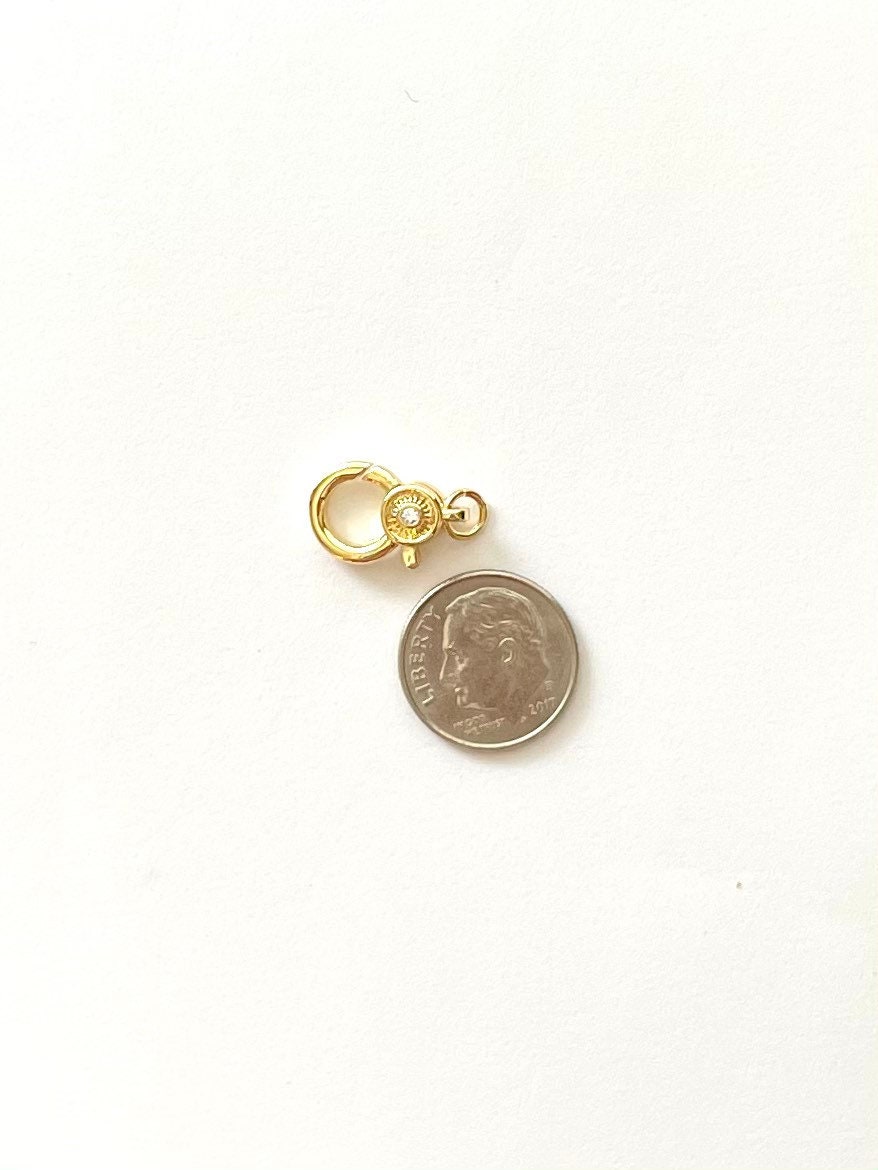 Lobster, Fancy Lobster, Gold Lobster, Jewelry Finding, Clasp, Closure, Lobster Claw, Gold Clasp, Diamond Clasp