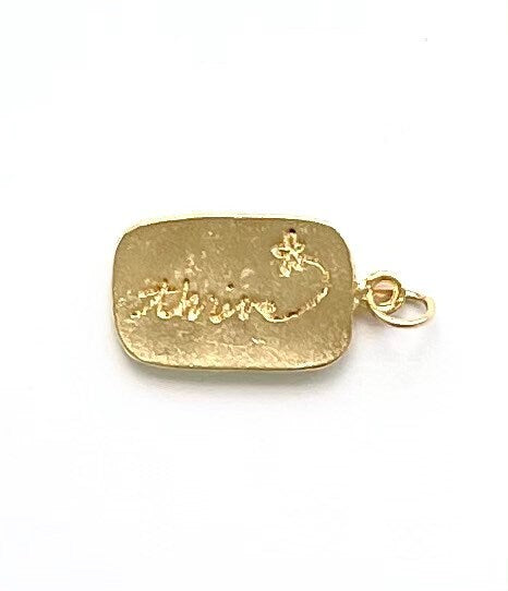 Gerber Daisy, Flower Charm, Flower Pendant, Daisy Charm, Charm Bracelet, Garden Charm, Gold Charm, Gold Pendant, Jewelry Supply