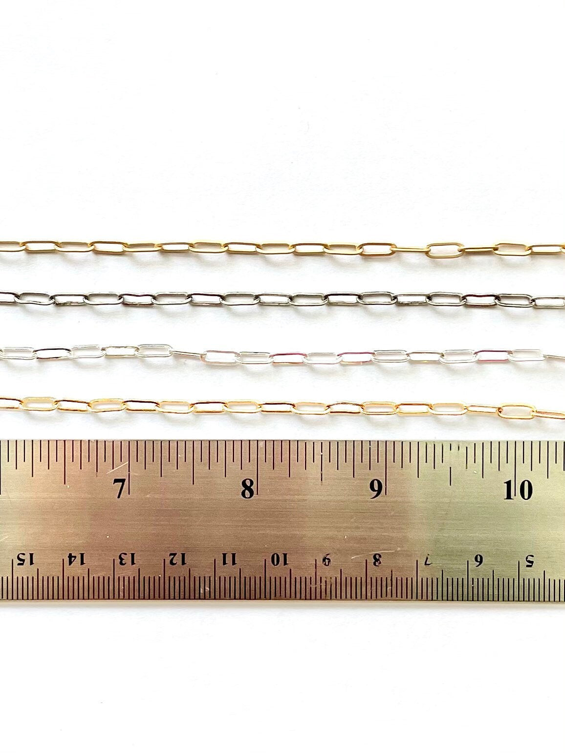Bulk Jewelry Making Link Chain, Wholesale Chain, Paperclip Chain, Jewelry Finding, Jewelry Making, Extender Chain