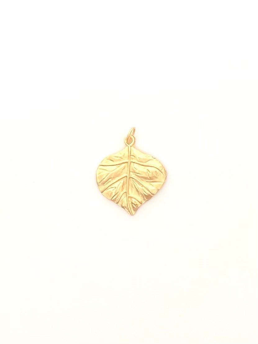 Leaf Charm, Silver Leaf Charm, Britannium Charm, Gold Leaf Charm, Nature Jewelry, Leaf Jewelry, Jewelry Making, Jewelry Supply, Fall Charm