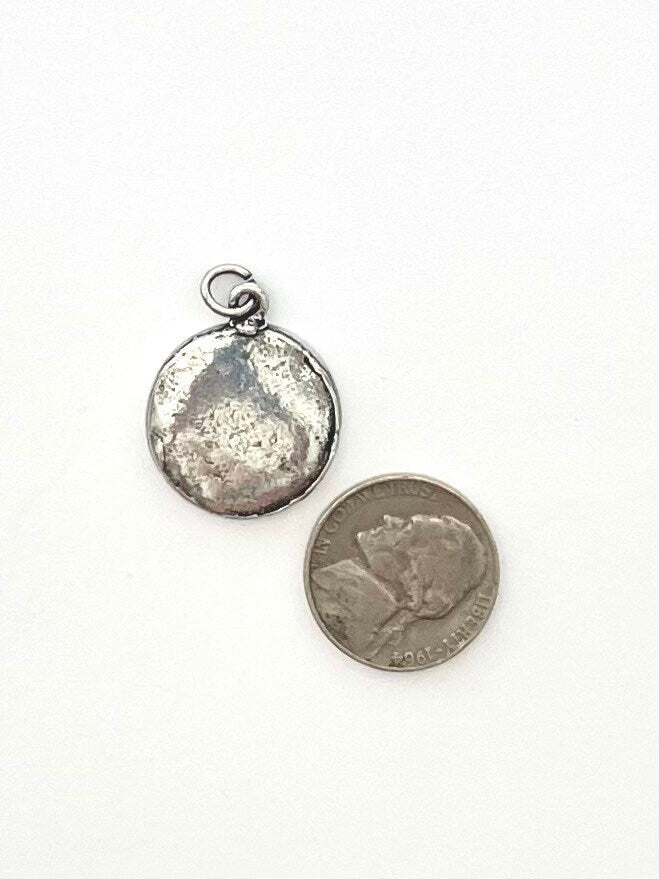 Thistle Charm, Scottish Flower Charm, Garden Charm, Silver Charm, Silver Pendant