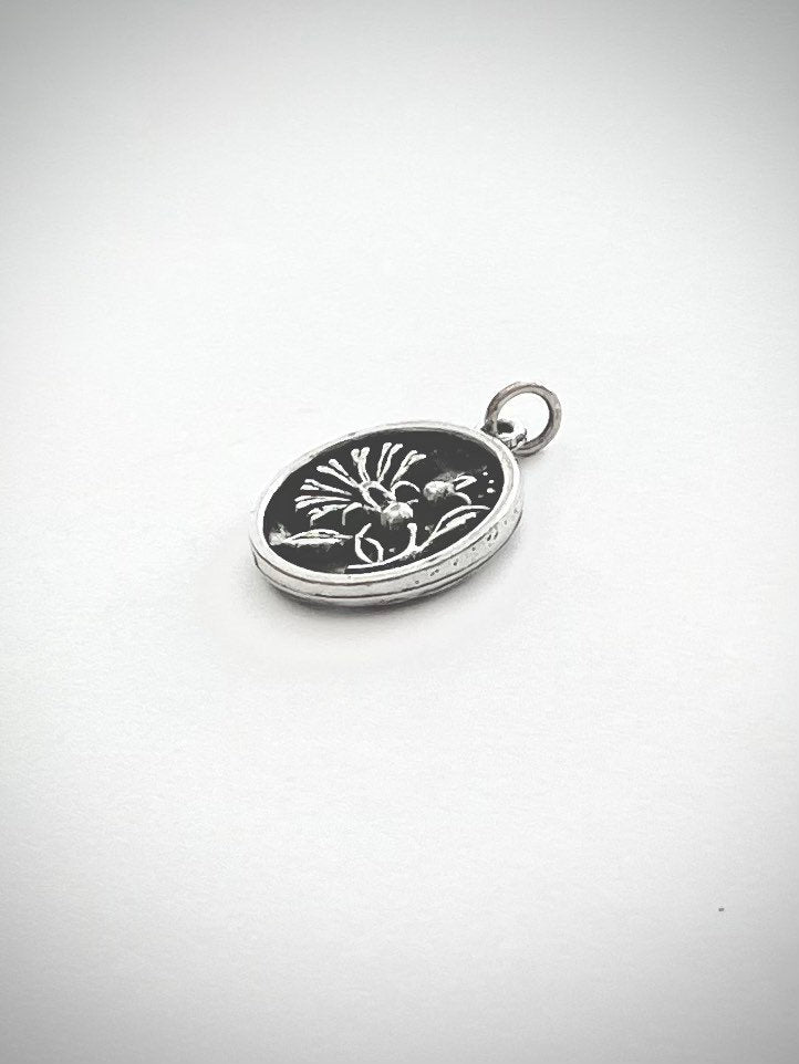 Thistle Charm, Scottish Flower Charm, Garden Charm, Silver Charm, Silver Pendant