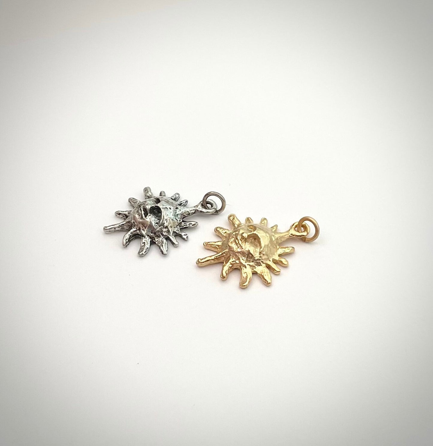 Sun Charm. Celestial Charm, Gold Charm, Celestial Jewelry, Planet Charm, Space Jewelry, Sun Pendant