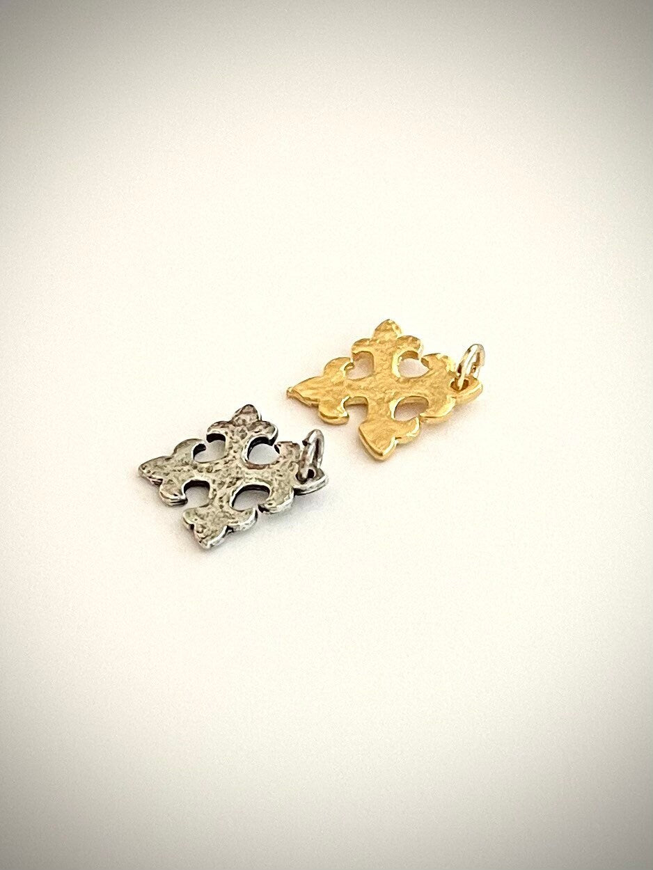 Cross, Small Cross, Gold Cross, Silver Cross, Fleury Cross, Hammered Cross, Rosary, Christian Medallion