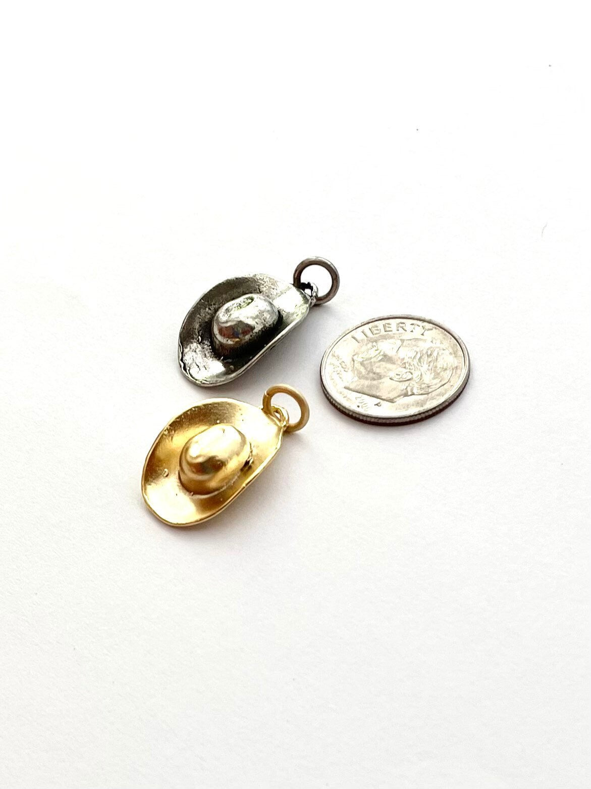 Cowboy Hat, Horse Charm, Western Riding, Equestrian Jewelry, Hat Charm, Rodeo, Britannium, Silver Charm, Gold Charm, Charm Bracelet