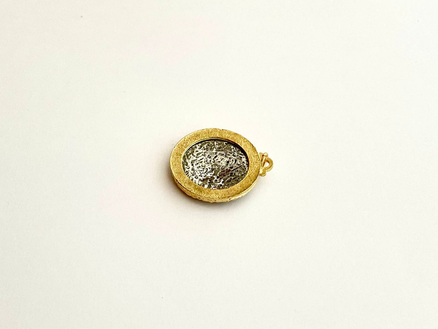 Bee Pendant, Mixed Metal Bee Pendant, Honey Bee Pendant, Bumblebee Pendant, Gold Bee, Silver Bee