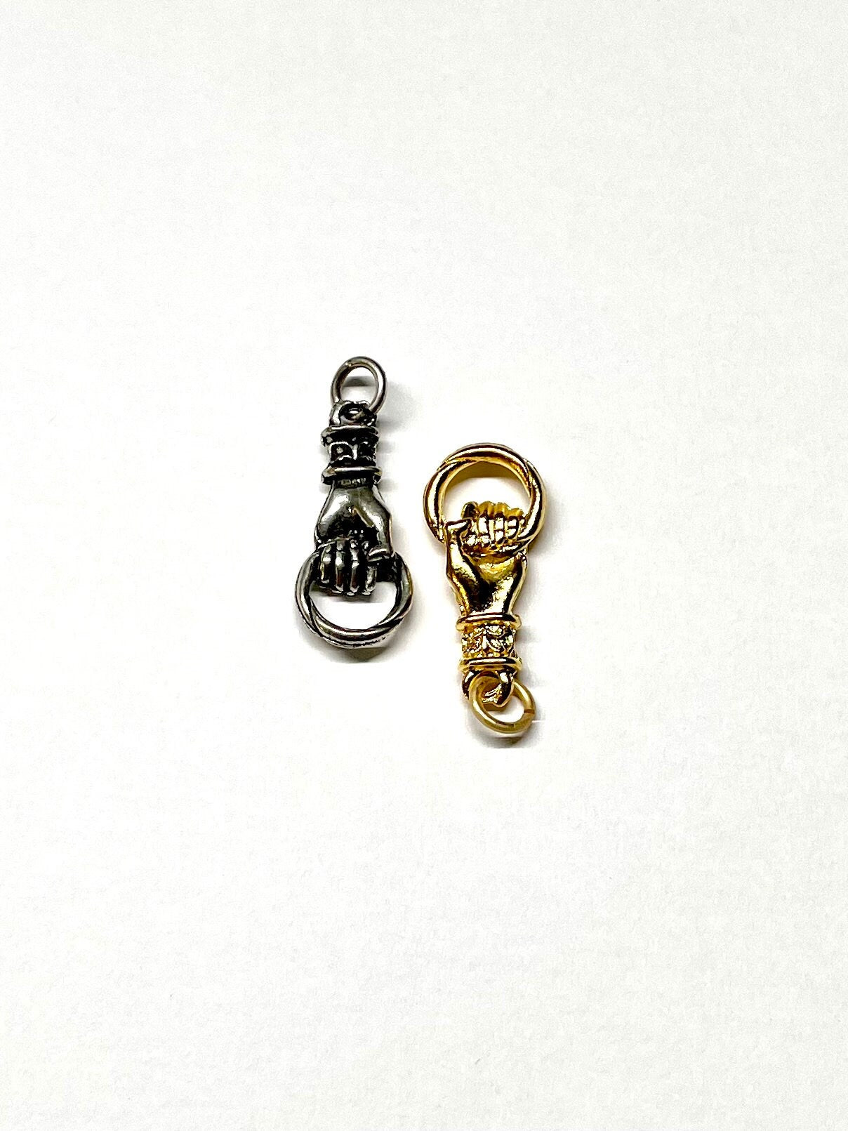 Hand Charm, Game of Thrones, Spring Street Studios, Hand of Power, Art Deco Charm, Gold Charm, Silver Charm