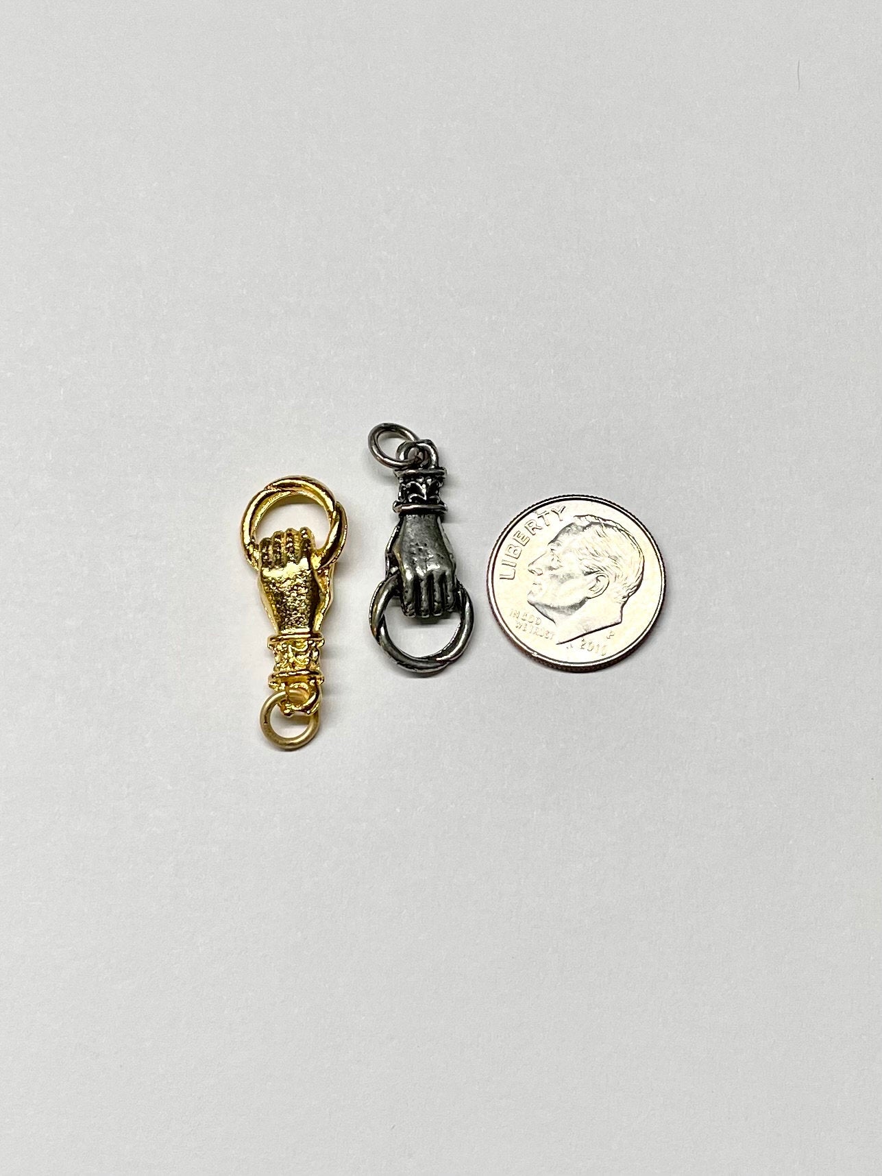 Hand Charm, Game of Thrones, Spring Street Studios, Hand of Power, Art Deco Charm, Gold Charm, Silver Charm