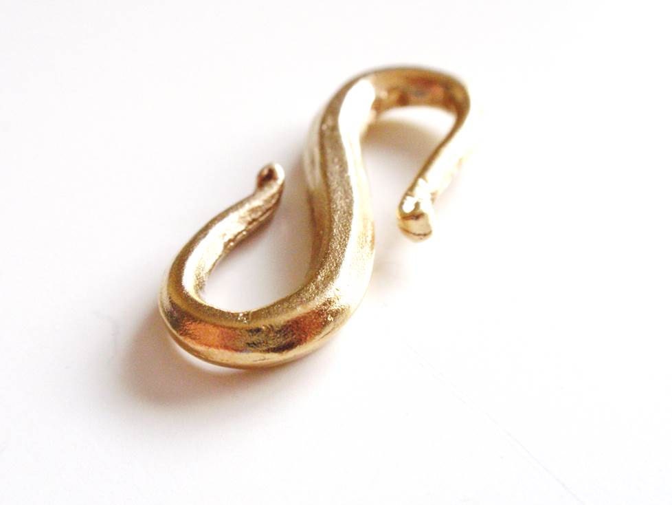 S Hook, Silver S Hook, Hook Clasp, Pewter Clasp, Britannium, Silver Clasp, Gold Clasp, Gold S Hook, Gold Hook, Silver Hook