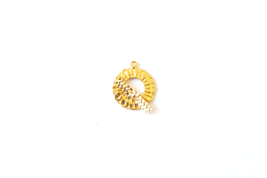 Sunflower Toggle Clasp | Floral Jewelry Closure | Nature Inspired Bar & Ring Clasp | Necklace & Bracelet Findings | Jewelry Supply
