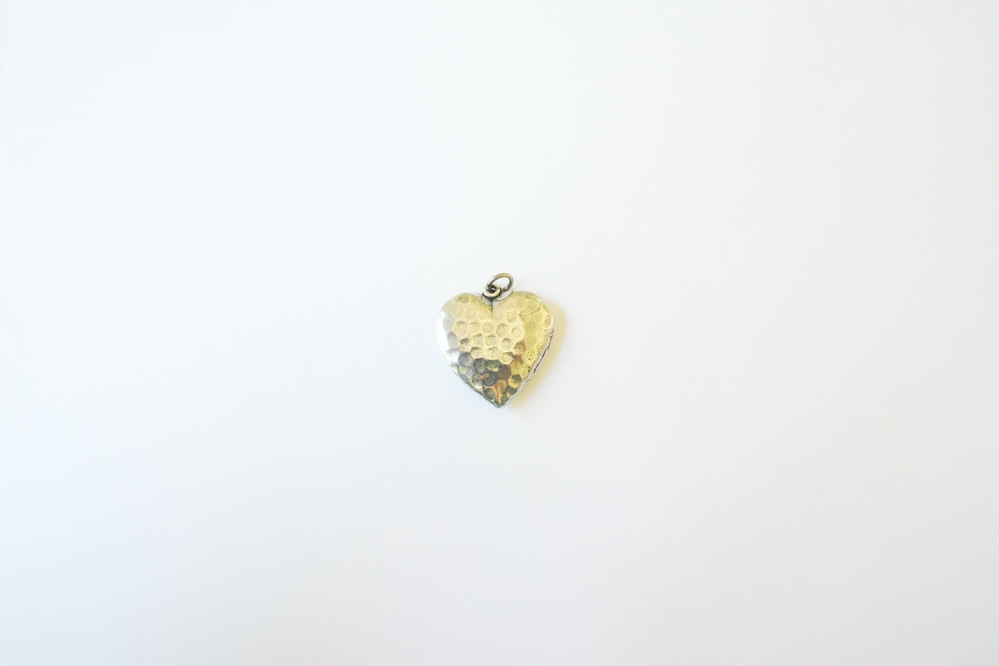 Hammered Heart Charm – Britannium Jewelry Making Pendant | Silver or Gold Finish | Rustic Heart Connector for Earrings, Necklaces & Bracelets