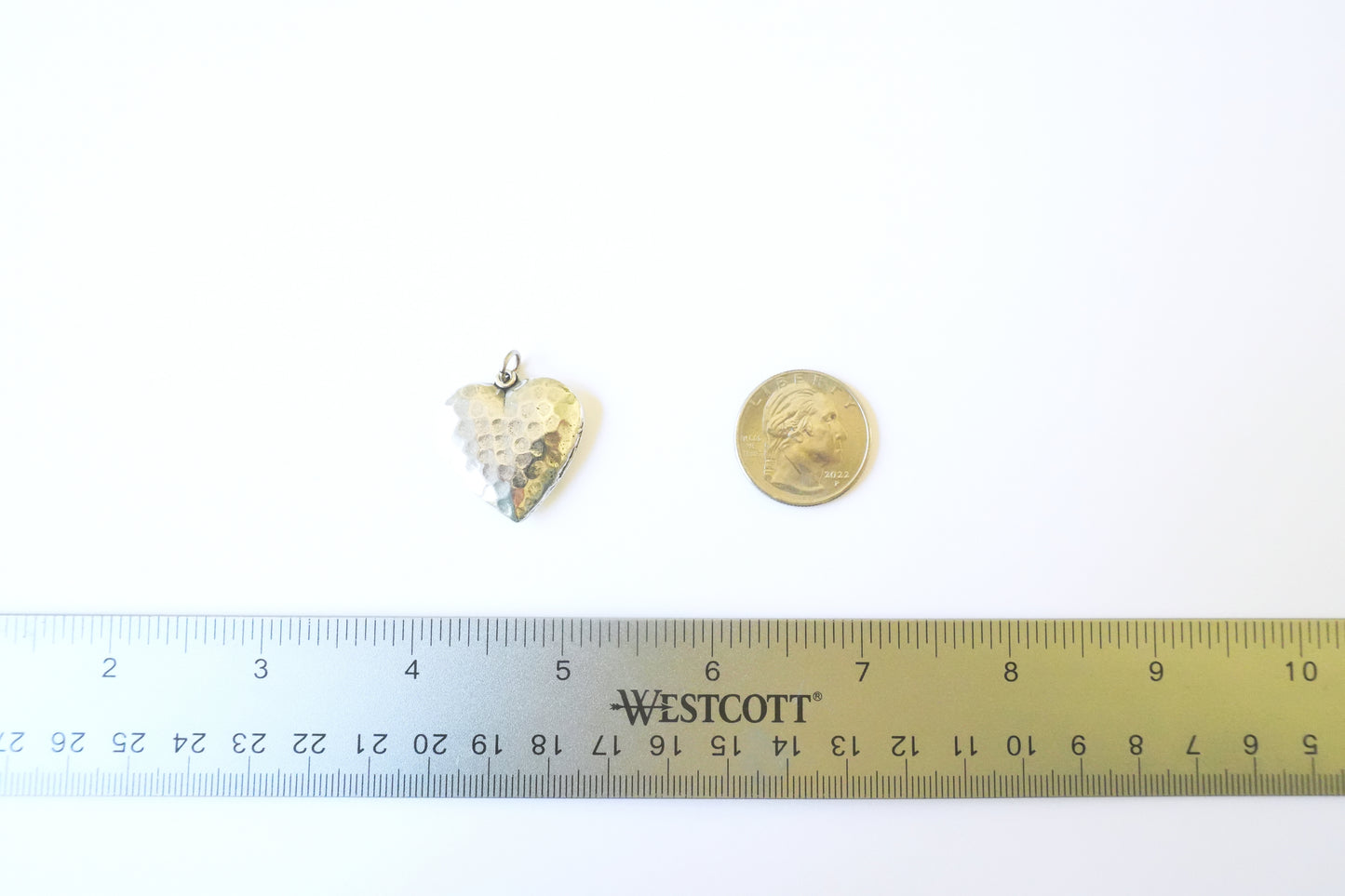 Hammered Heart Charm – Britannium Jewelry Making Pendant | Silver or Gold Finish | Rustic Heart Connector for Earrings, Necklaces & Bracelets