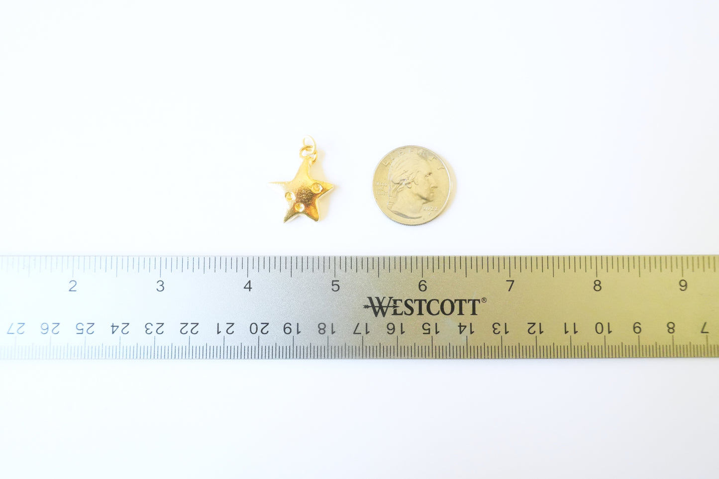 Celestial Star Charm – Britannium Star Pendant | Silver or Gold Finish | Artisan Jewelry Making Charm for Necklaces, Bracelets & Earrings