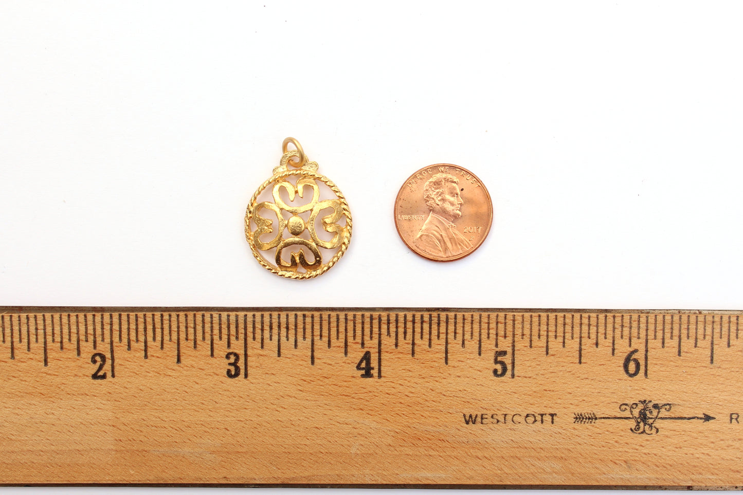 Open Design Shield Pendant in Britannium – Artistry Unveiled in Twisted Texture