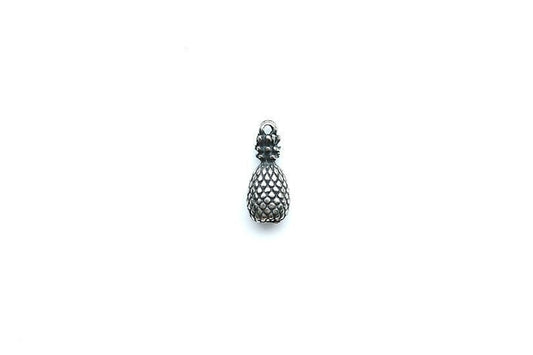 Pineapple Charm, Gold Pineapple, Silver Pineapple, 3D Charm, 3D Pineapple, Tropical Charm, Charm Bracelet, Britannium Charm, Pewter Charm