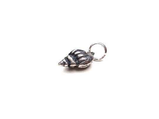 Shell Charm, Shell Earrings, Silver Shell, Beach Charm, Seashell, Nautical Charm, Nautical Jewelry, Nautical Necklace, Conch Shell