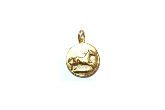 Gold Horse Charm, Equestrian Jewelry, Equestrian Charm, Horse Pendant, Charm Bracelet, Britannium, Horse Jewelry, Equestrian, Gold Horse