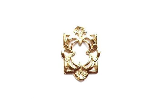 Gold Connector Component, Multi Strand, Divider Bar, Jewelry Making, Jewelry Supply, End Bar, Vintage, Pewter Component, Jewelry Finding