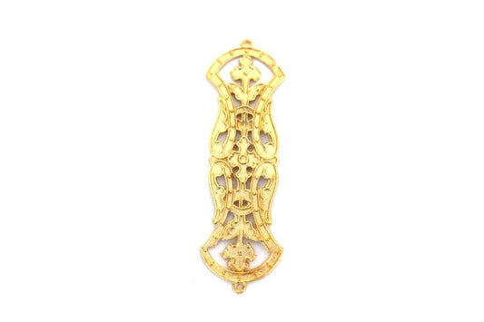 Gold Connector, Jewelry Connector, Vintage Jewelry Supply, Steampunk Component, Vintage Component, Jewelry Finding, Vintage Connector