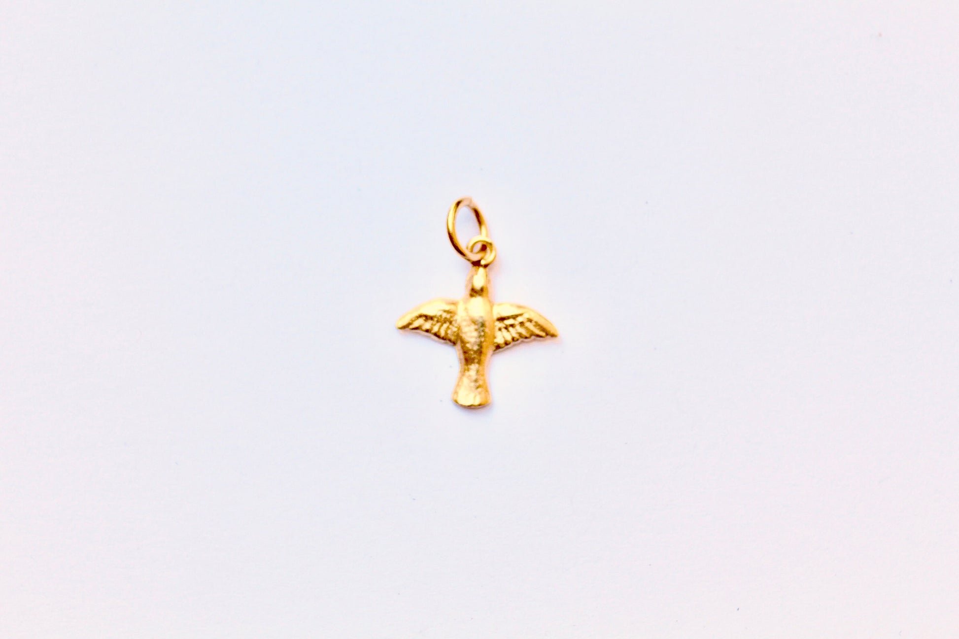 Gold Bird Pendant, Sparrow Charm, Gold Charm, Charm Bracelet, Bird Charm, Pewter Charm, Bird Jewelry, Bird Pendant, Gold Jewelry, Finding