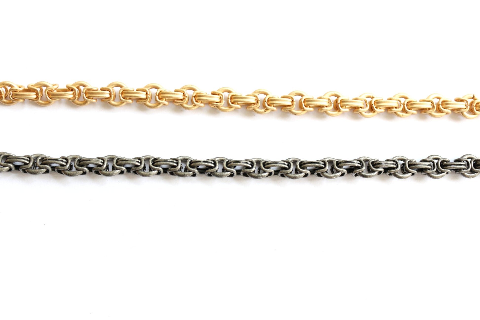 Byzantine Style Brass Chain, Plated Brass Chain, Bulk Chain, Wholesale Supply, Jewelry Finding, Jewelry Making,Heavy Chain,Chain by the Foot