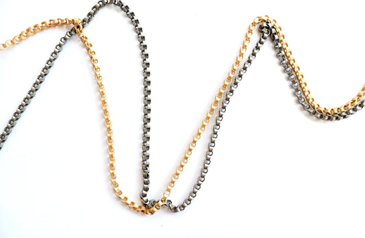 Figure 8 Chain By The Foot, Link Chain, Brass Chain, Silver Chain, Gold Chain, Jewelry Supply, Jewelry Finding, Bulk Chain, Wholesale Chain