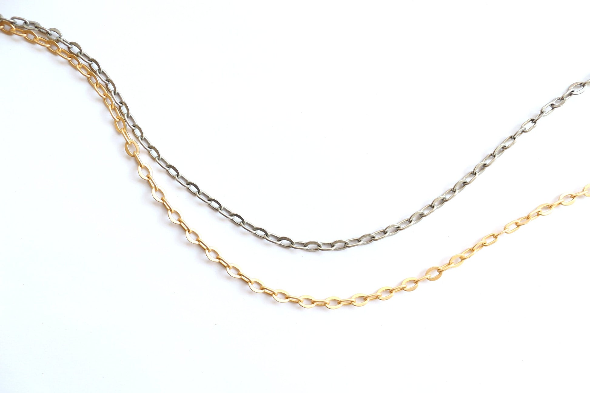 Oval Link Chain, Bulk Chain, Gold Chain, Silver Chain, Wholesale Chain, Chain by the Foot, Jewelry Design, Jewelry Making
