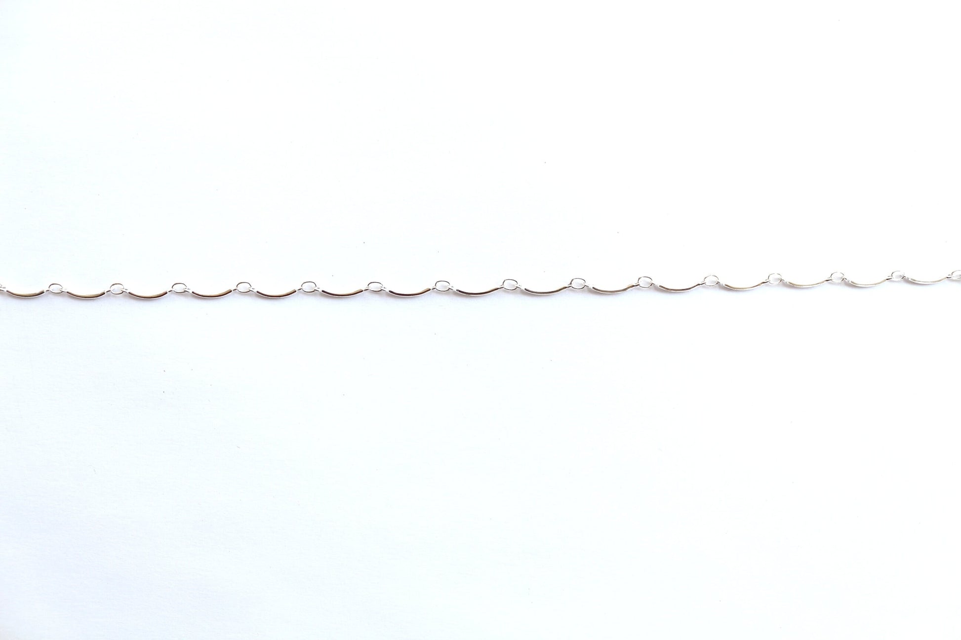 Scalloped Bar Chain, Bulk Chain, Wholesale Chain, Delicate Chain, Link Chain, Silver Chain, Necklace Chain, Gold Chain, Jewelry Finding