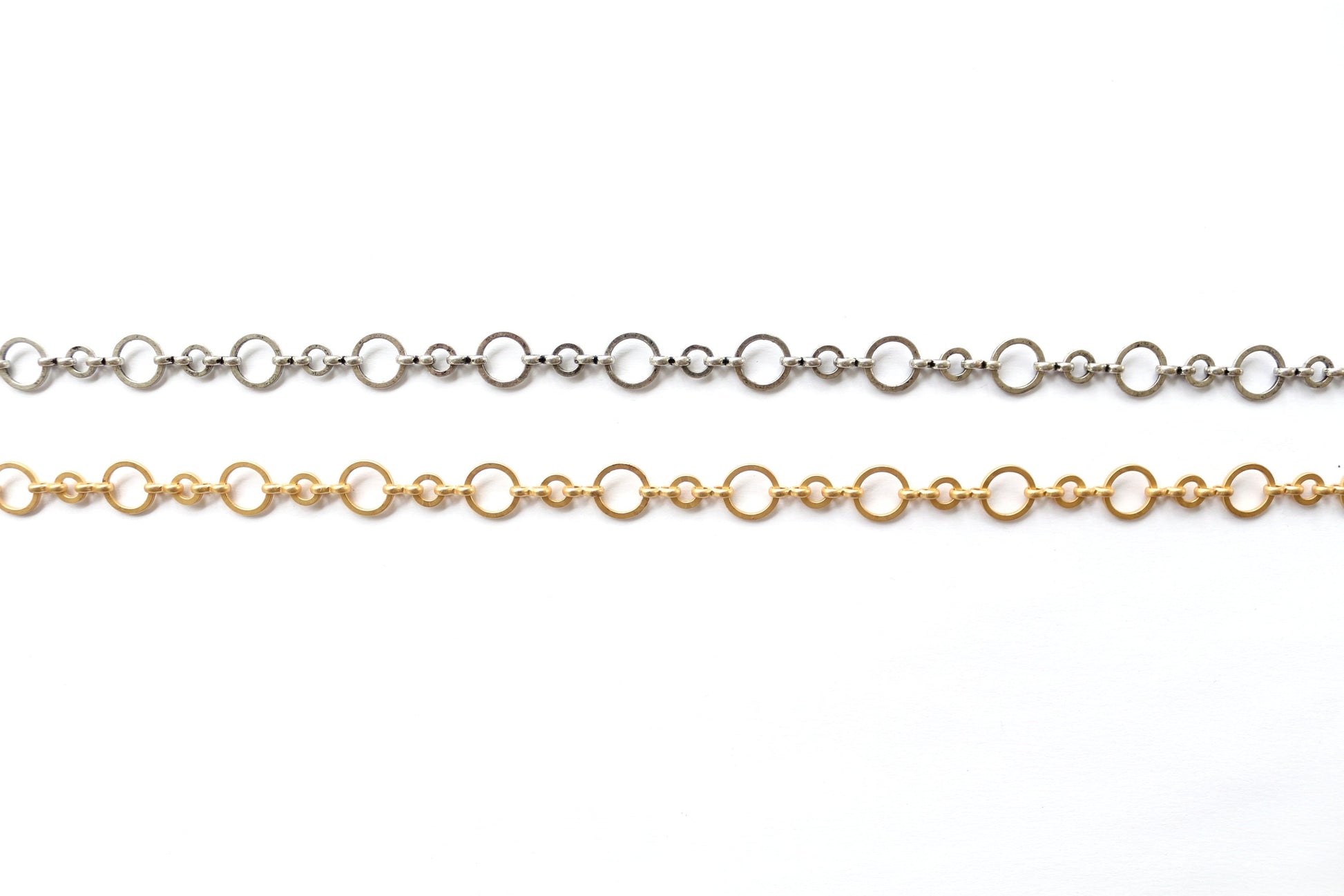 Bulk Chain By The Foot, Loop Chain, Circle Chain, Jewelry Finding, Jewelry Supplier, Necklace Chain, Charm Bracelet Chain, Gold Chain,Silver