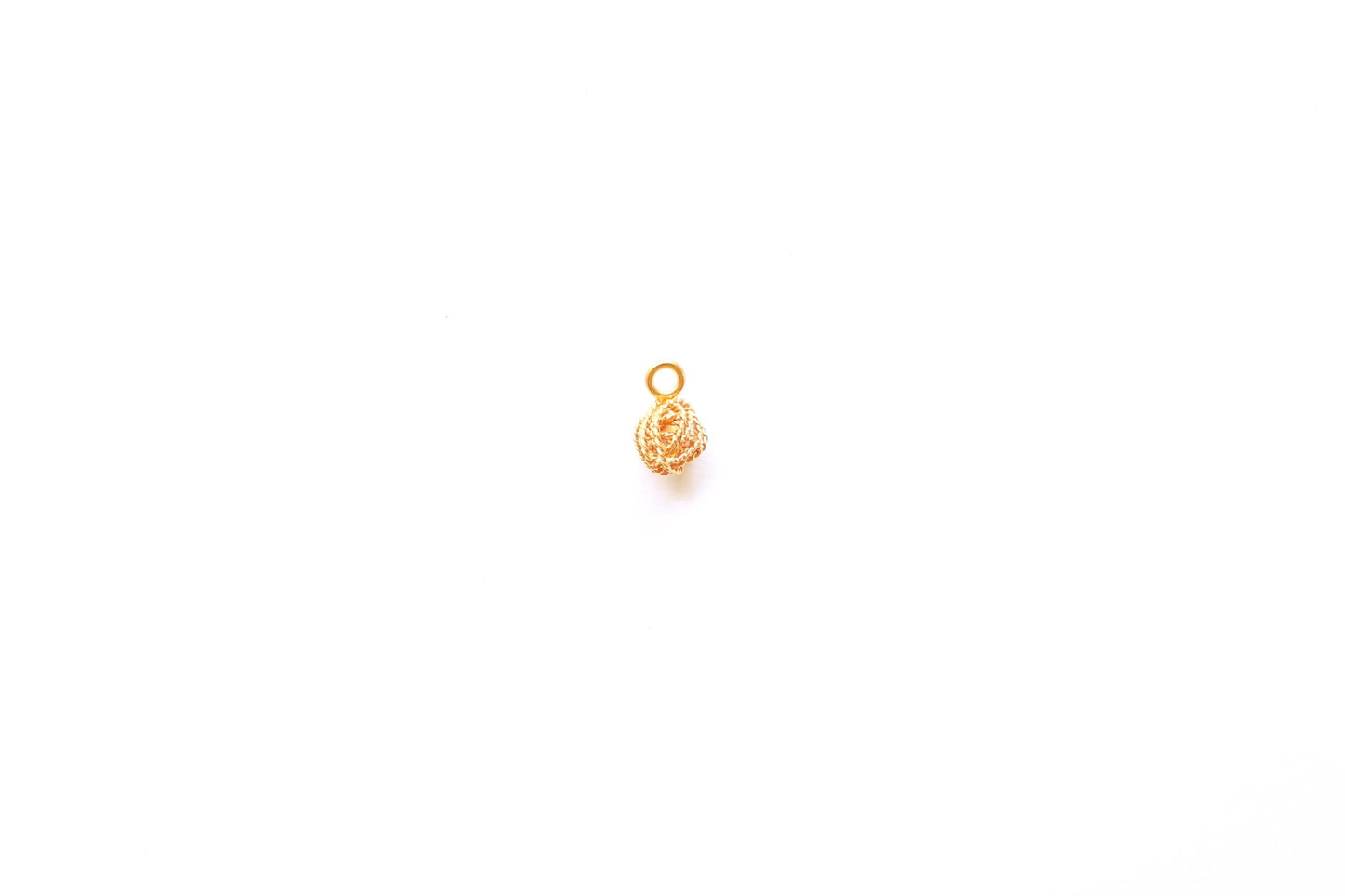 Balinese Silver Knot Charm, Sailor Knot, Bali Charm, Silver Knot, Gold Knot, Jewelry Finding, Nautical Charm, Jewelry Component, Bali