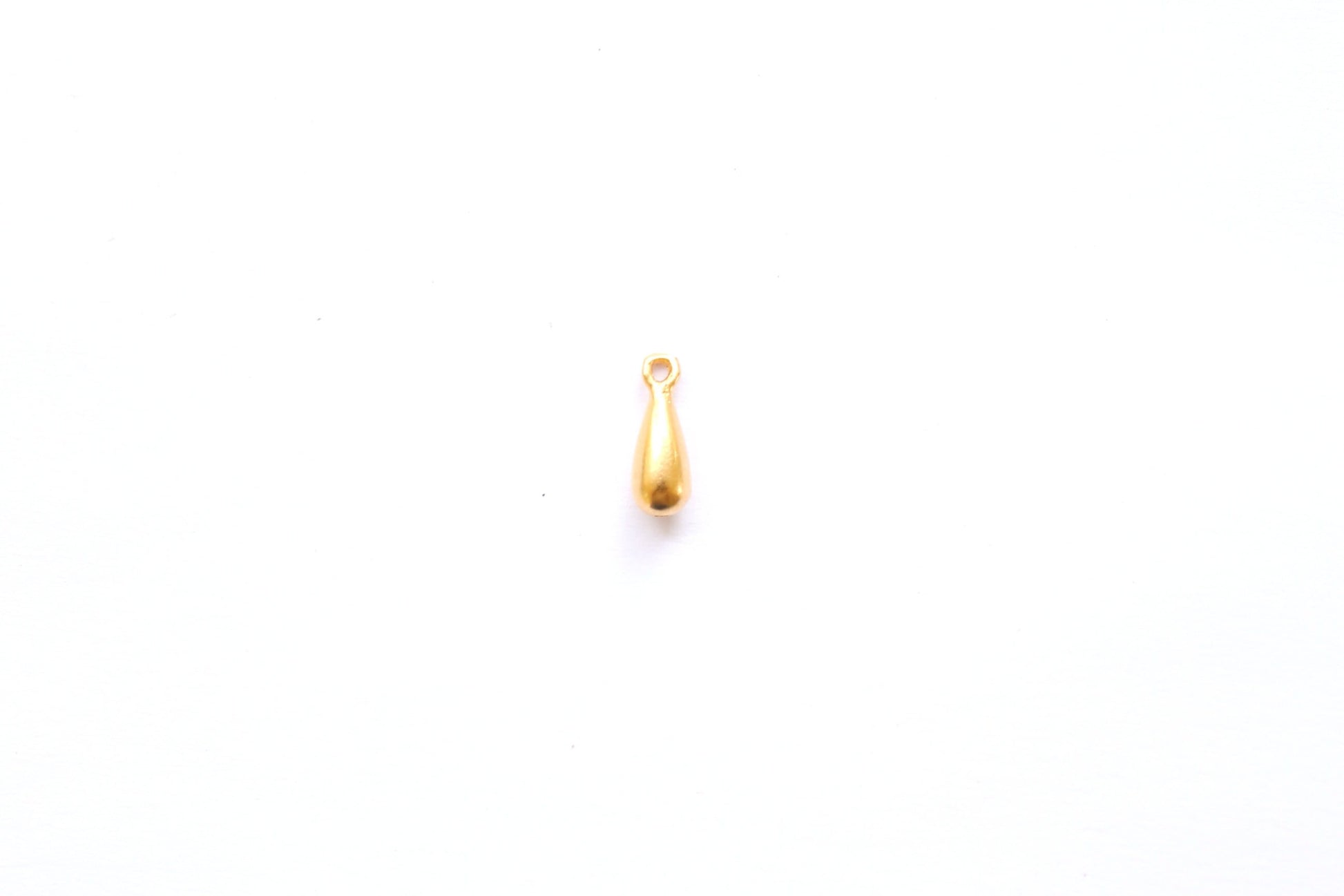 Minimalist Tiny Teardrop Charm, 3D Teardrop, Bali Silver Finding, Drop Charm, Balinese Silver, Jewelry Finding, Jewelry Component,Tiny Charm