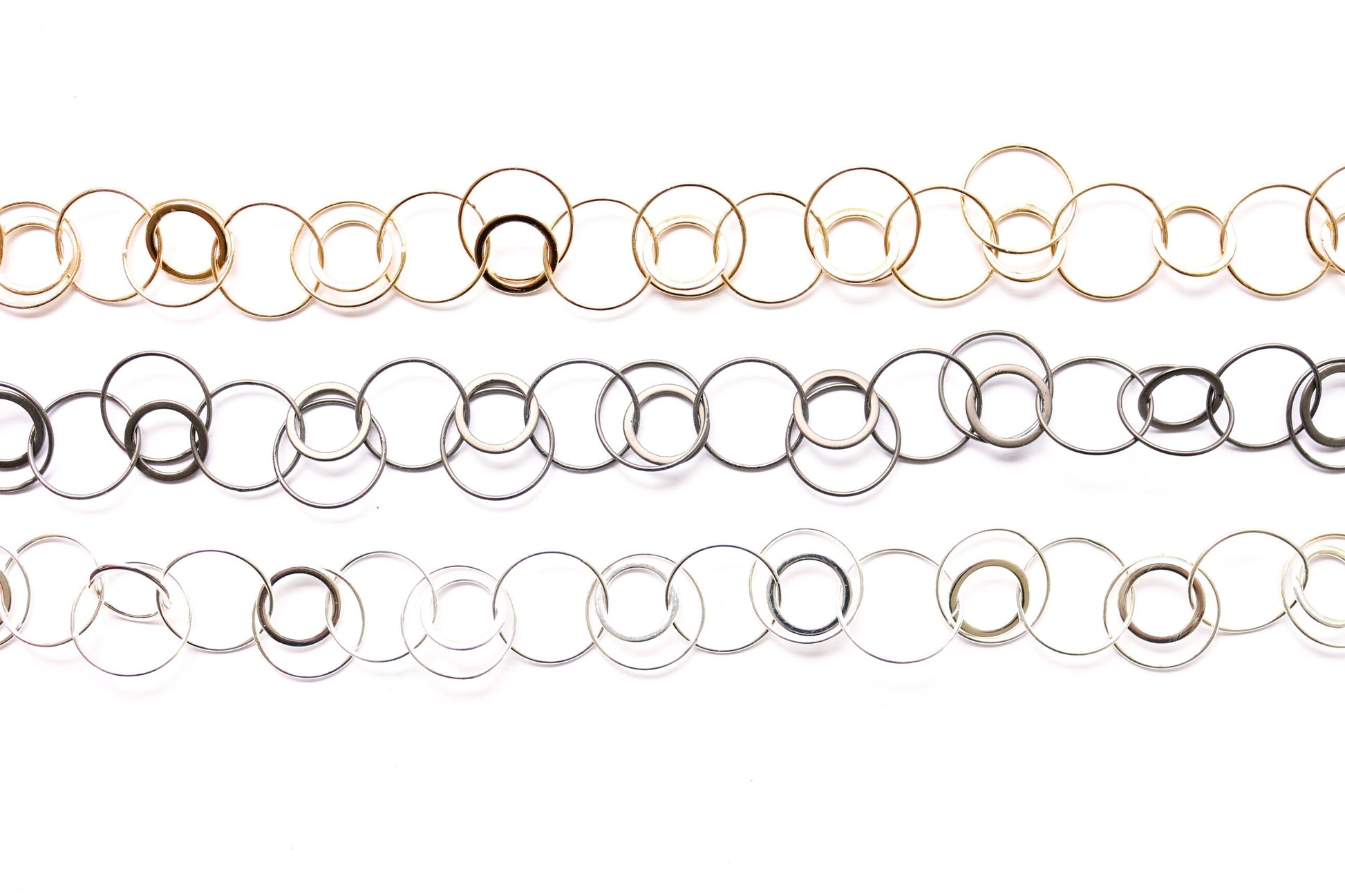 Wholesale Ring Chain, Brass Chain, Chain by the Foot, Jewelry Supply, Jewelry Finding, Necklace Chain, Loopy Chain, Loop Chain