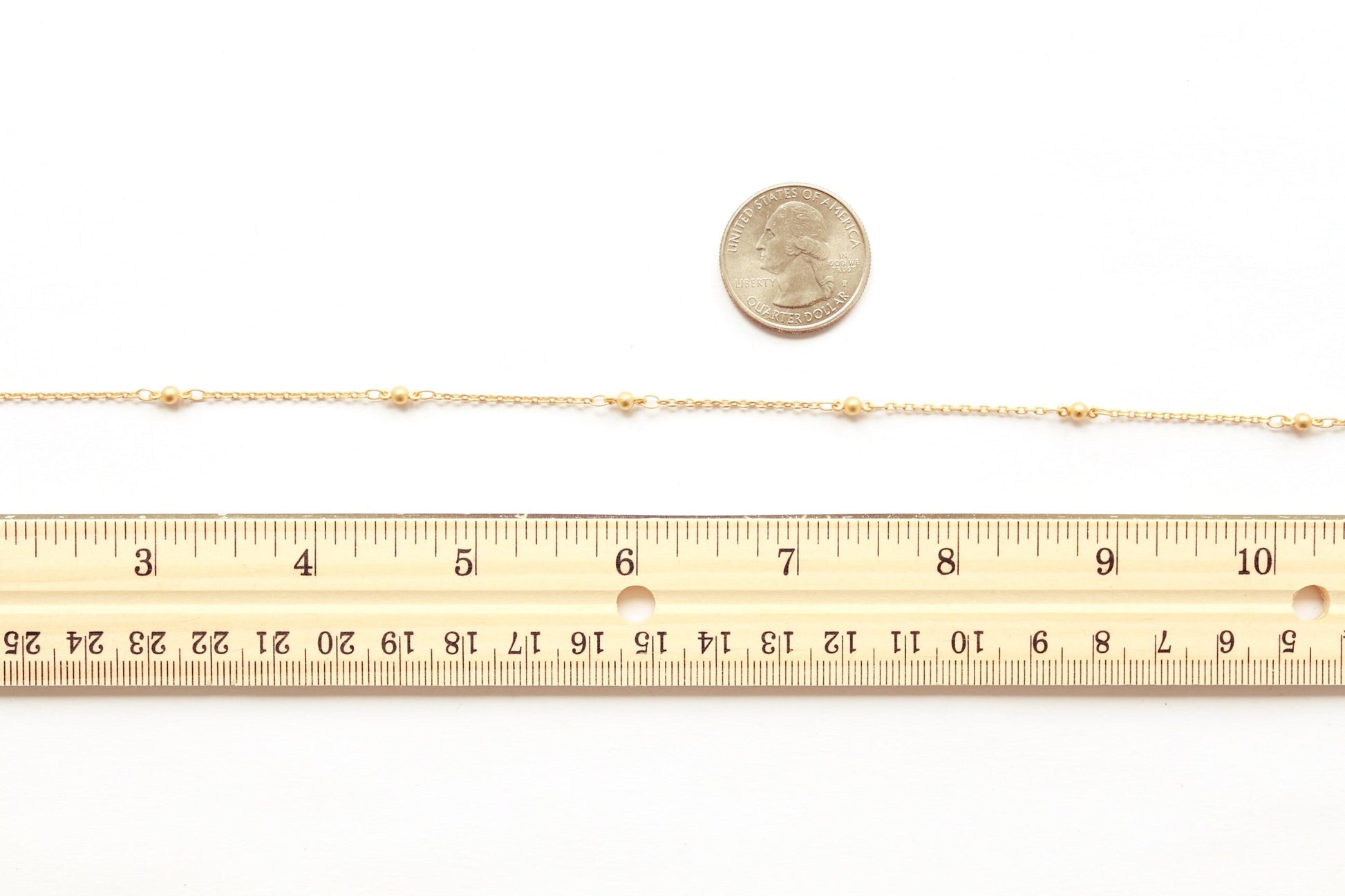 Ball and Chain Rosary Chain, Rosary Style Chain, Bulk Chain, Rosary Chain by Foot, Gold Chain, Silver Chain, Ball Chain, Wholesale Chain