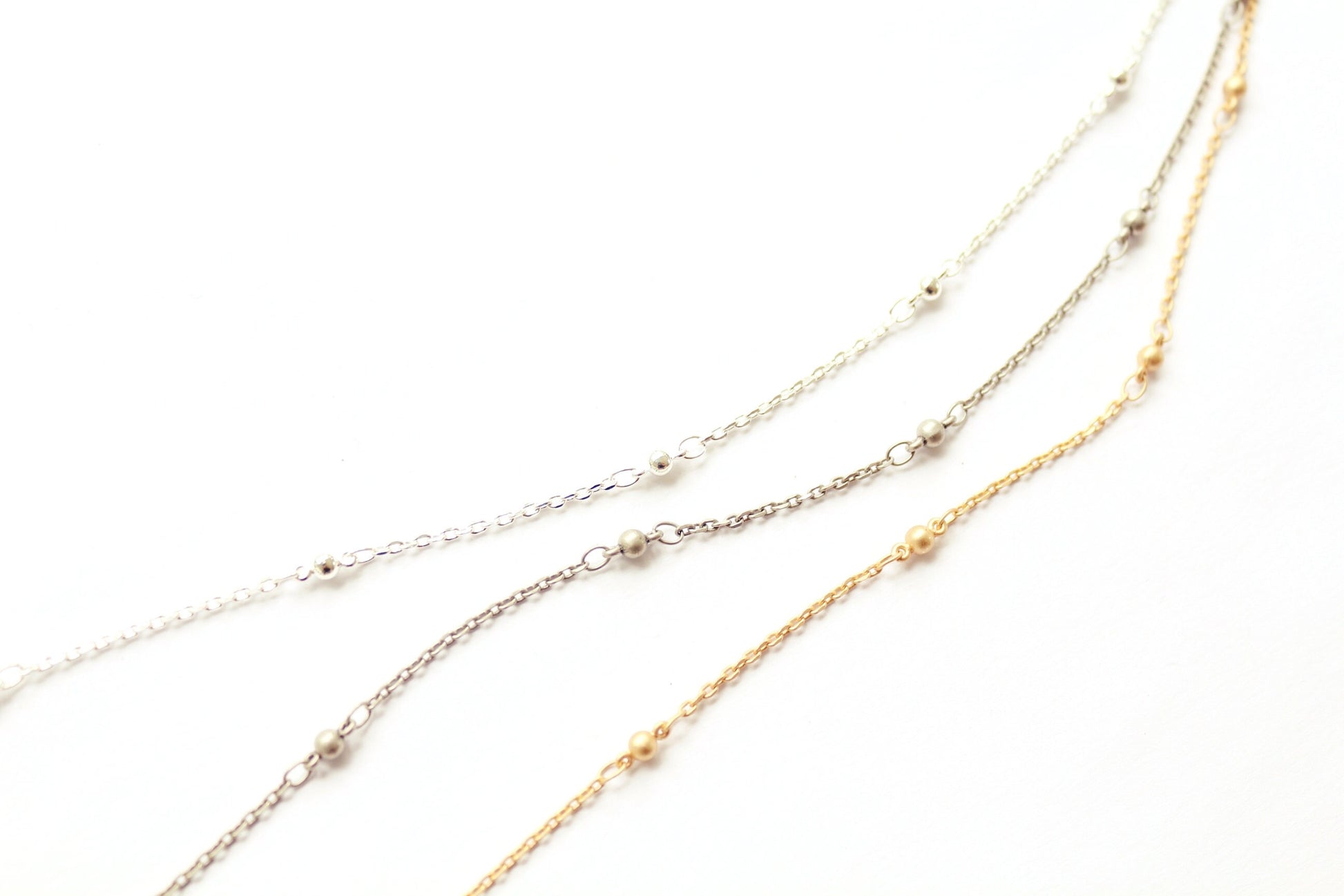 Ball and Chain Rosary Chain, Rosary Style Chain, Bulk Chain, Rosary Chain by Foot, Gold Chain, Silver Chain, Ball Chain, Wholesale Chain