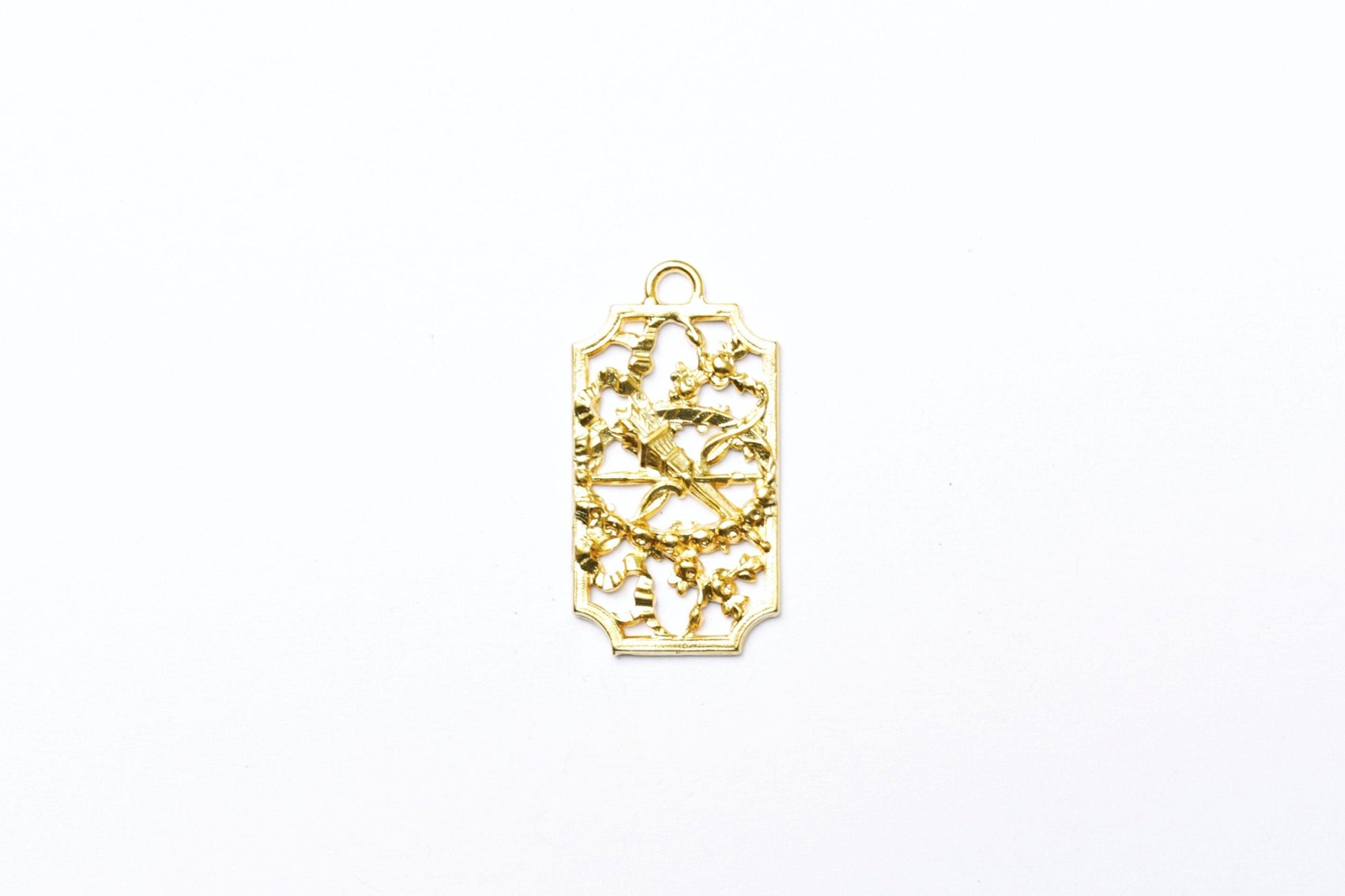 Vintage Britannium Torch Charm, Pewter Component, Jewelry Making, Torch Pendant, Vintage Charm, Vintage Pendant, Antique Charm, Filigree