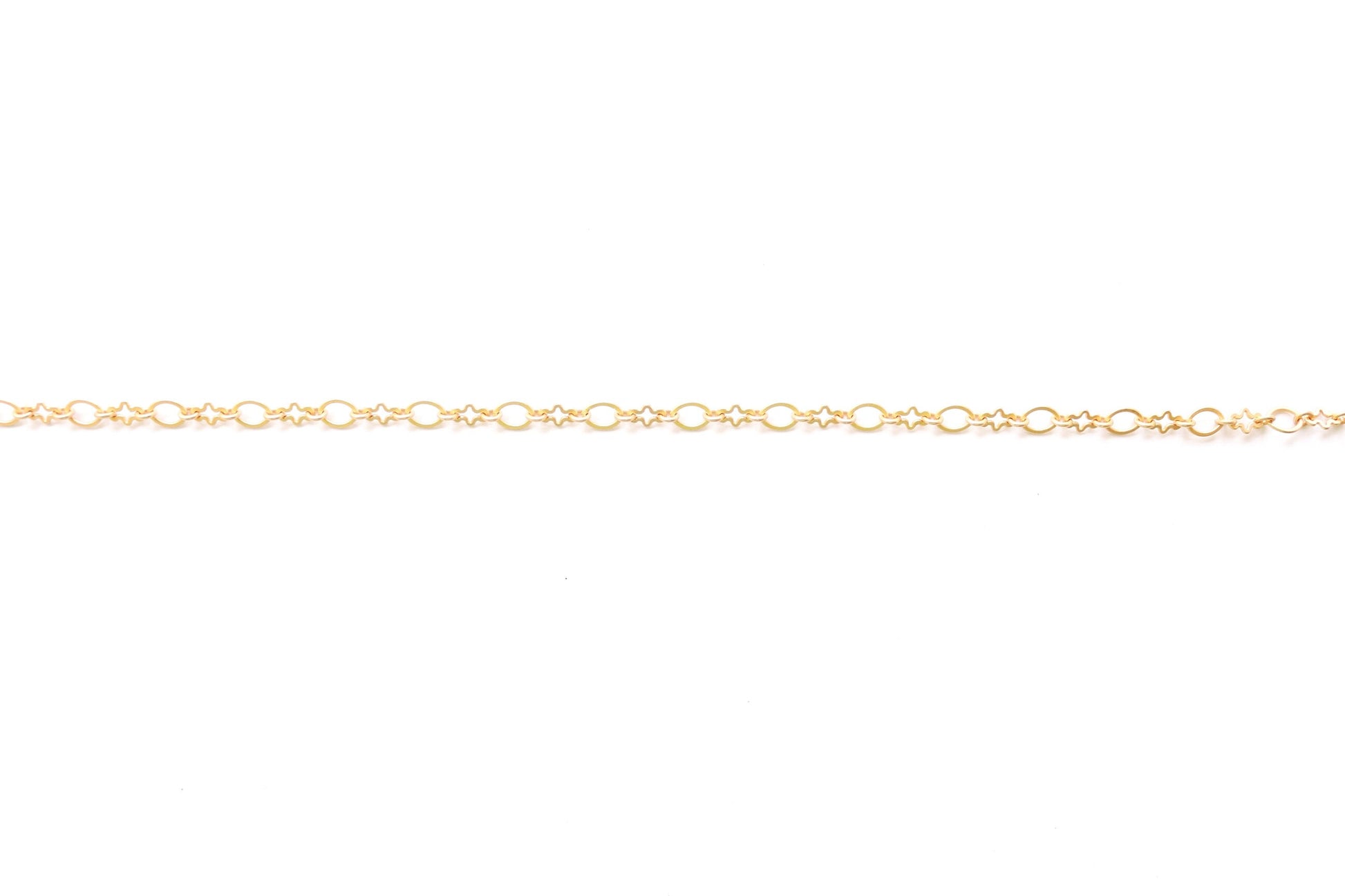 Squoval Starburst Chain, Jewelry Making, Link Chain, Wholesale Chain, Bulk Chain,Jewelry Finding, Jewelry Making, Extender Chain, Loop Chain