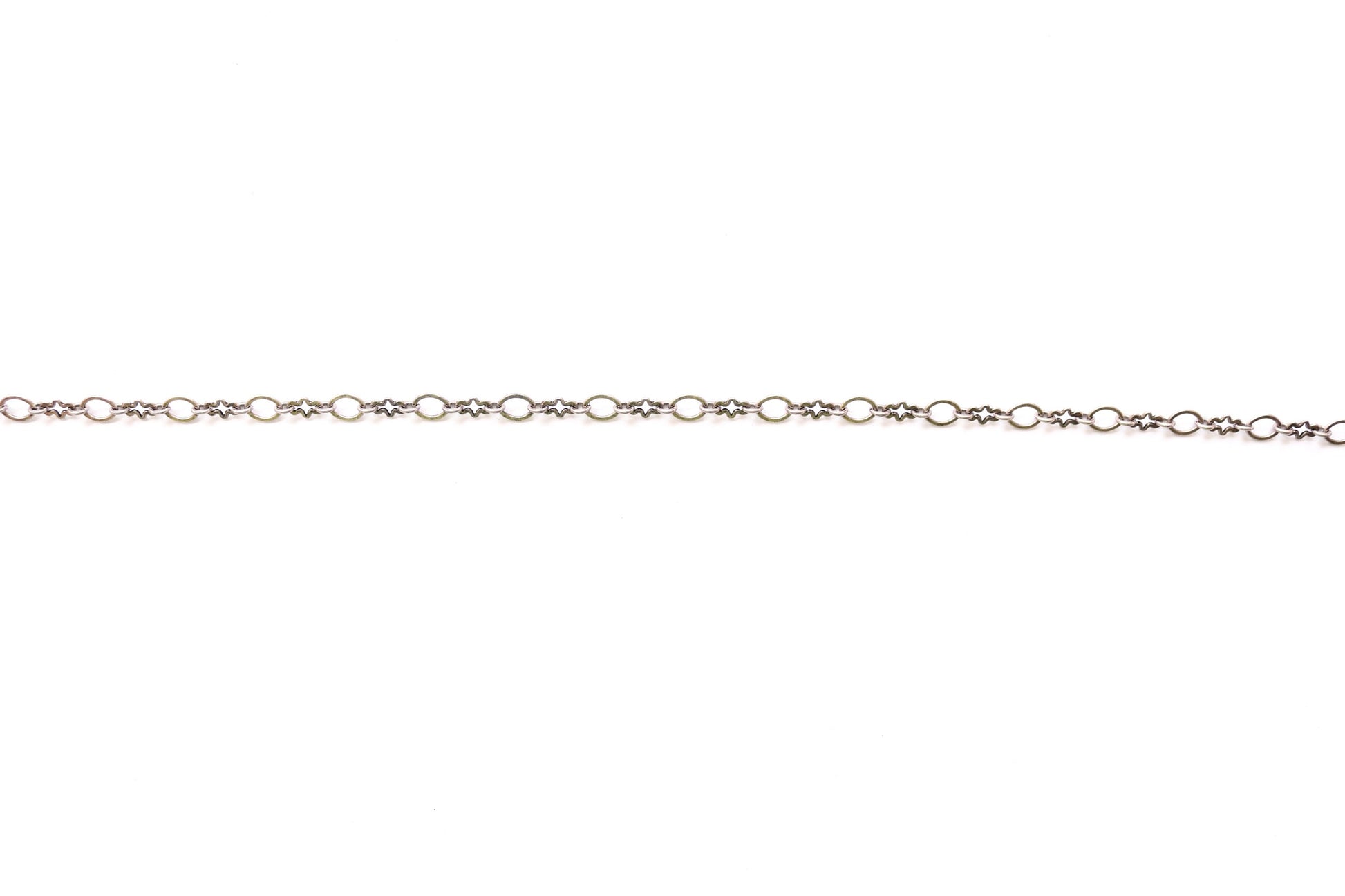 Squoval Starburst Chain, Jewelry Making, Link Chain, Wholesale Chain, Bulk Chain,Jewelry Finding, Jewelry Making, Extender Chain, Loop Chain