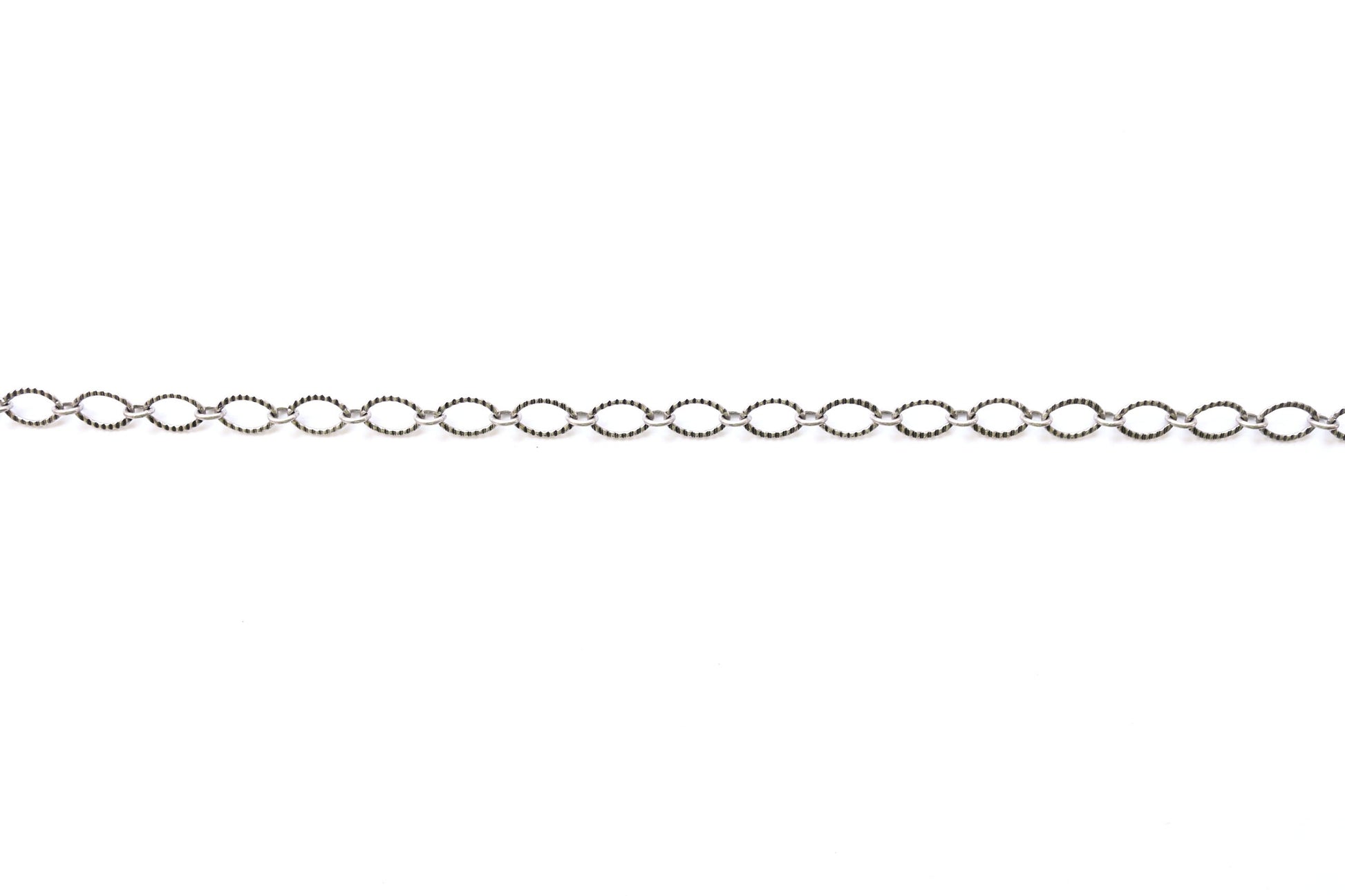 Etched Oval, Bulk Jewelry Making Corrugated Link Chain, Wholesale Chain, Bulk Chain, Jewelry Finding, Jewelry Making, Oval Link Chain