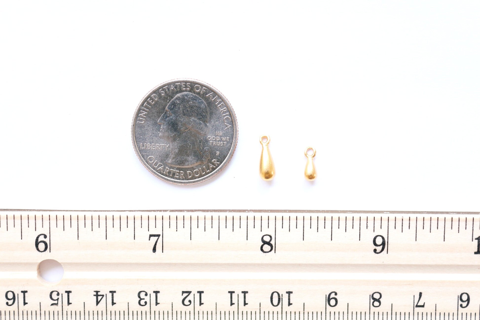 Minimalist Tiny Teardrop Charm, 3D Teardrop, Bali Silver Finding, Drop Charm, Balinese Silver, Jewelry Finding, Jewelry Component,Tiny Charm