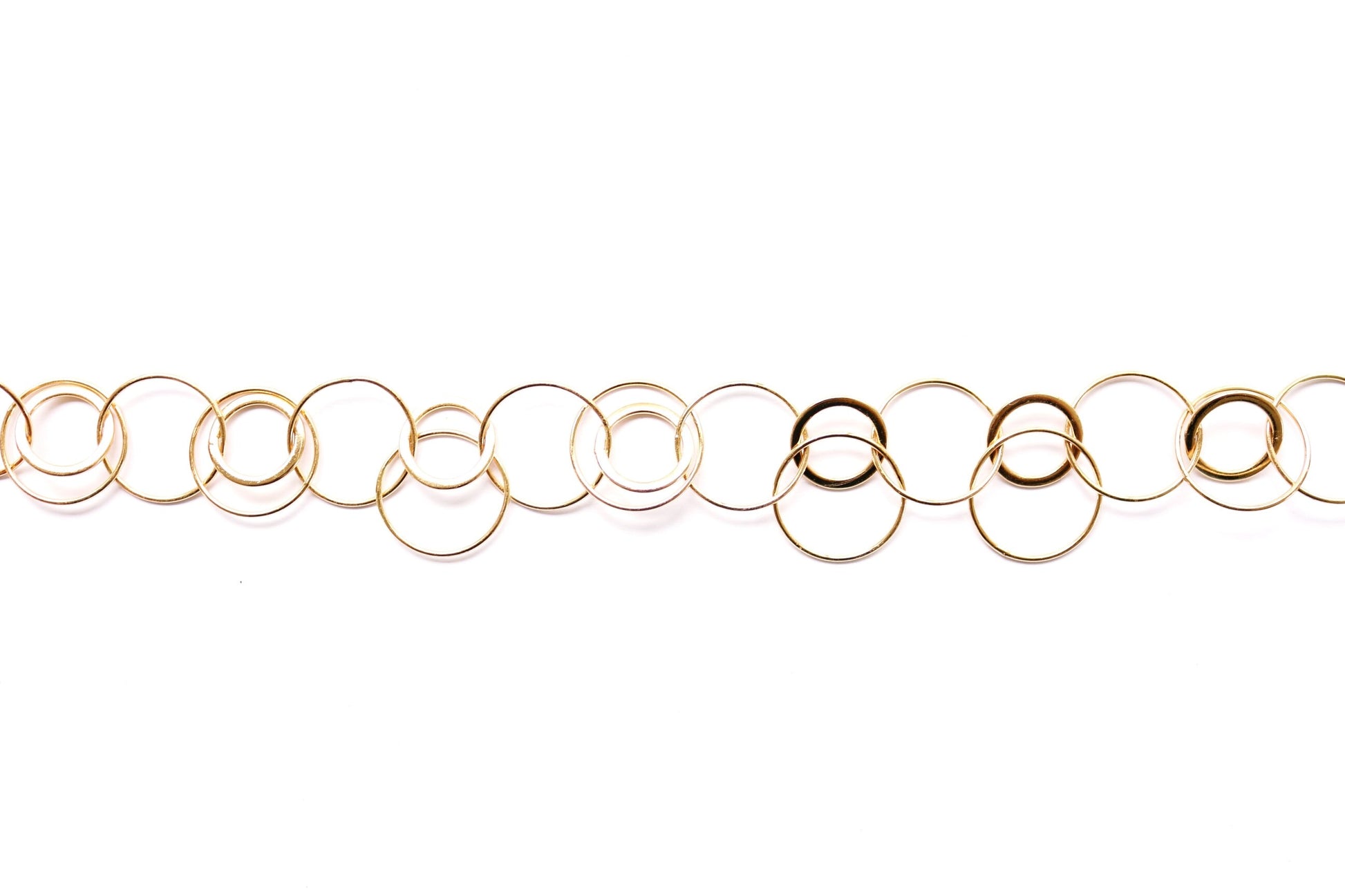 Wholesale Ring Chain, Brass Chain, Chain by the Foot, Jewelry Supply, Jewelry Finding, Necklace Chain, Loopy Chain, Loop Chain