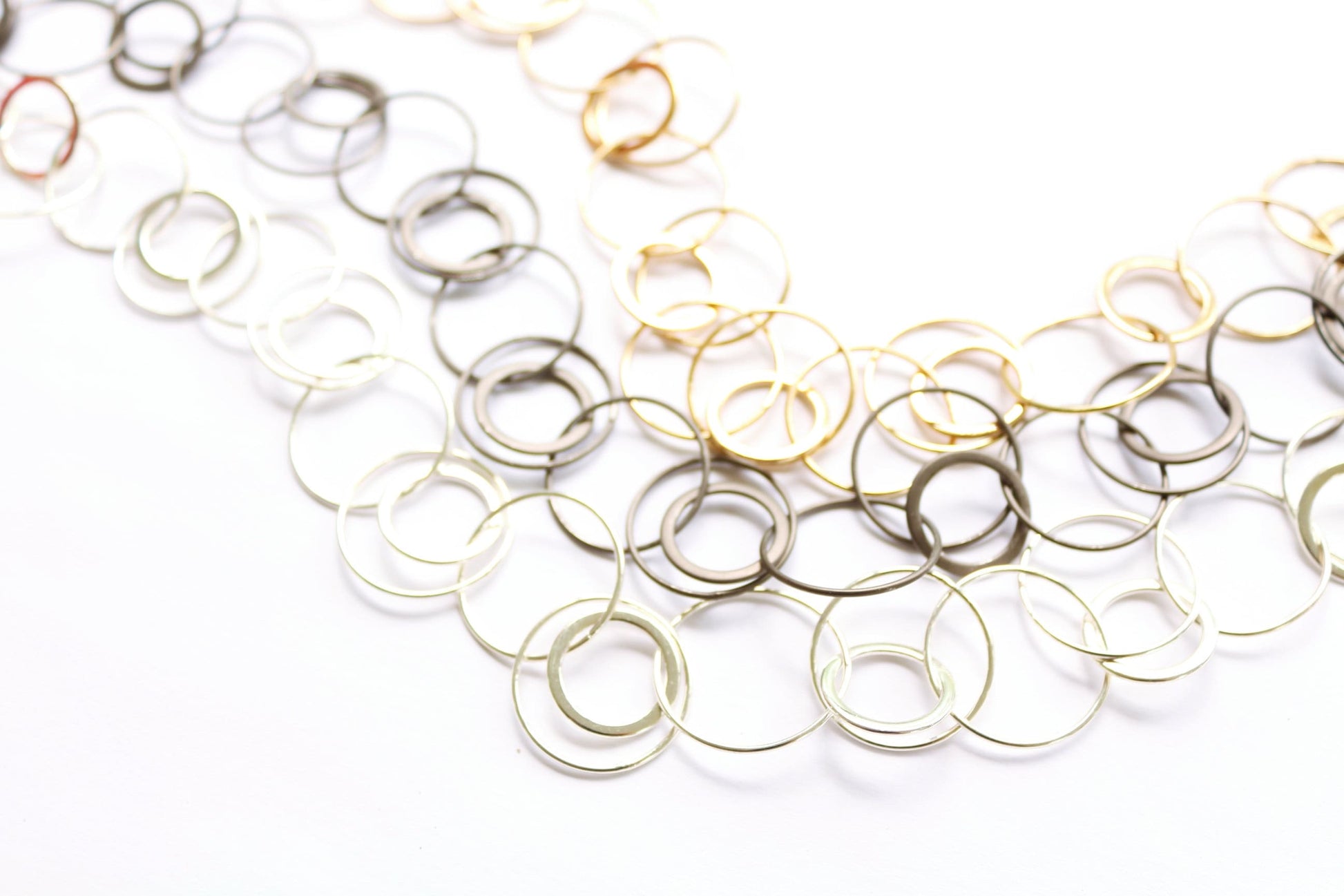 Wholesale Ring Chain, Brass Chain, Chain by the Foot, Jewelry Supply, Jewelry Finding, Necklace Chain, Loopy Chain, Loop Chain